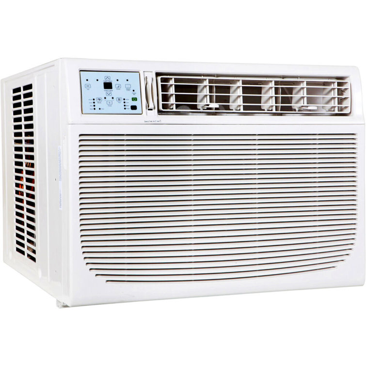 White 18,000 BTU Window Air Conditioner with Remote Control