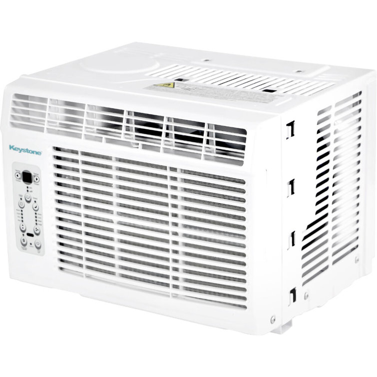 Keystone 10,000 BTU White Window Air Conditioner with Remote