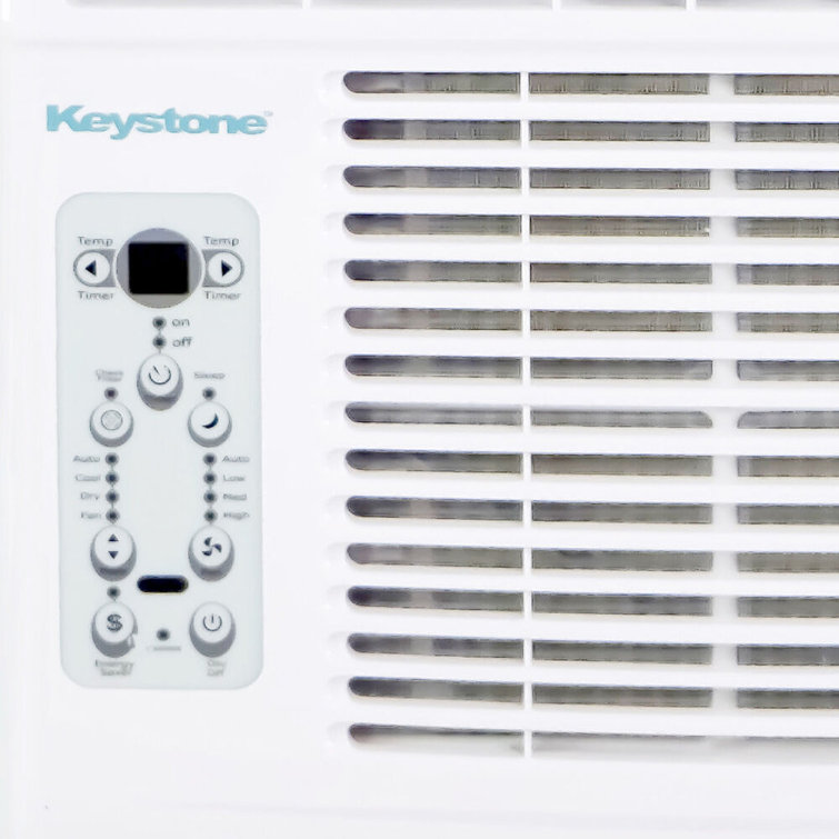 Keystone 10,000 BTU White Window Air Conditioner with Remote