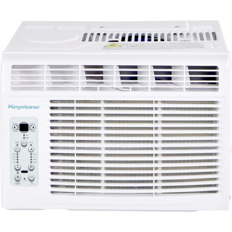 Keystone 10,000 BTU White Window Air Conditioner with Remote