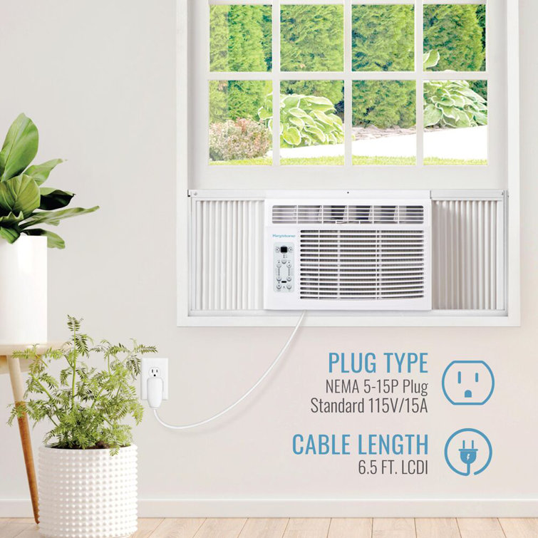 Keystone 10,000 BTU White Window Air Conditioner with Remote
