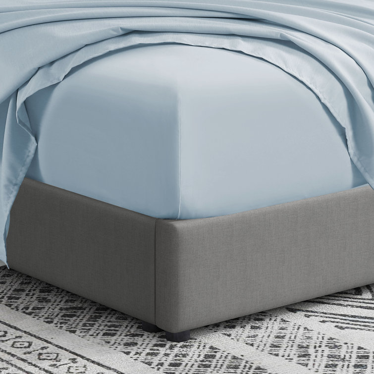 Twin Blue Fog Ultra Soft Microfiber Bedding Sheet Set