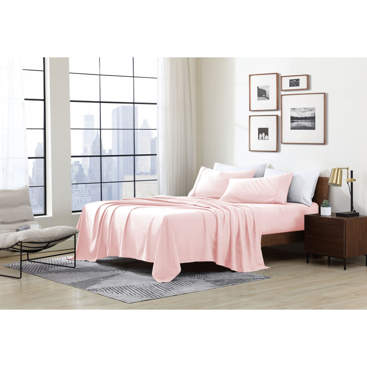 Rose Blush Twin XL Ultra Soft Microfiber Sheet Set
