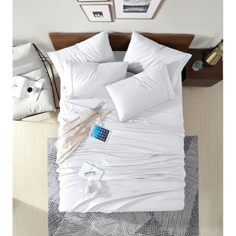Twin White Ultra Soft Microfiber Sheet Set