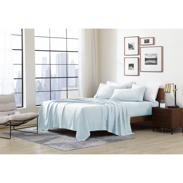 Aqua Twin Ultra Soft Microfiber Sheet Set