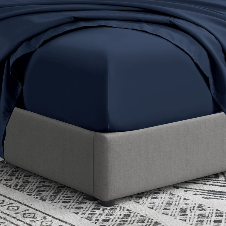 Navy Twin Ultra Soft Microfiber Bedding Sheet Set