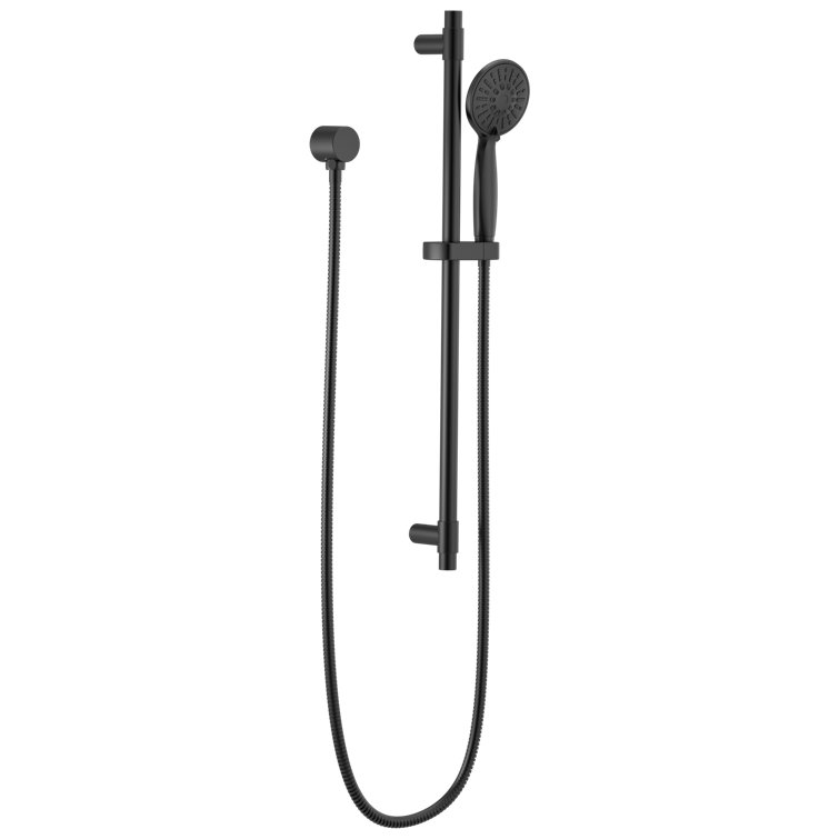 Matte Black Adjustable Wall Mounted Handheld Shower System