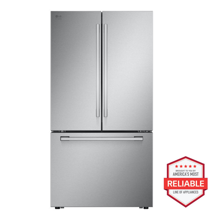 Stainless Steel 27 Cu. Ft. Smart French Door Refrigerator