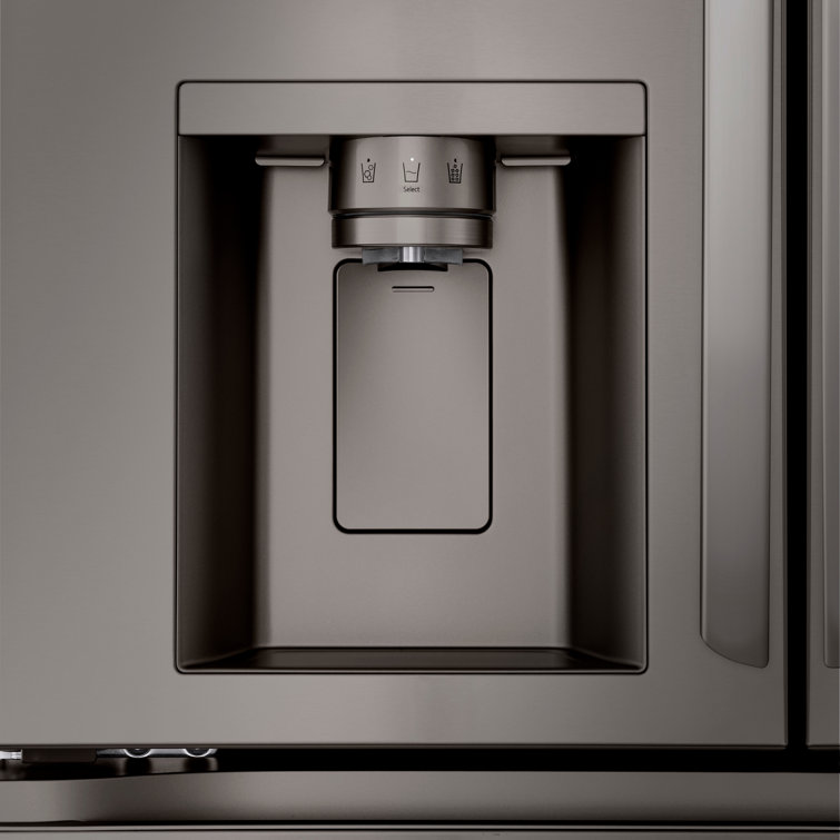 Black Stainless Steel Smart French Door Refrigerator with Ice Maker