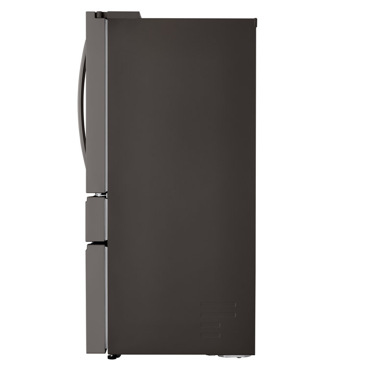 Black Stainless Steel Smart French Door Refrigerator with Ice Maker