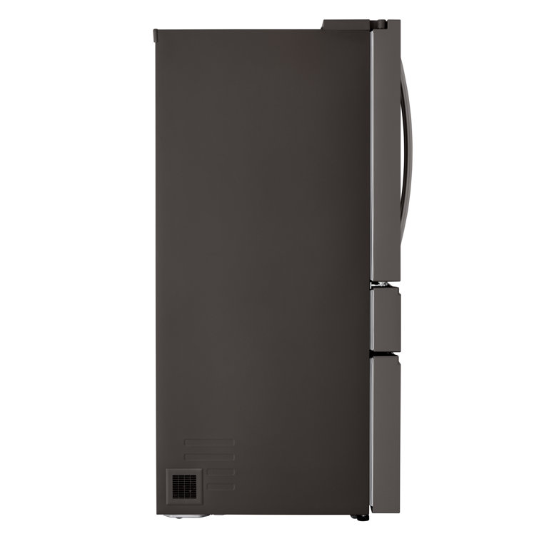 Black Stainless Steel Smart French Door Refrigerator with Ice Maker