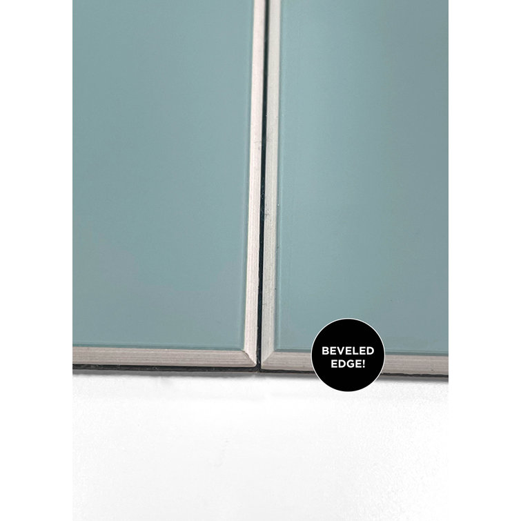 Blue Peel and Stick Subway Wall Tiles for Kitchen and Bathroom