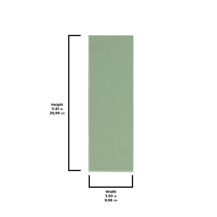 Green Peel and Stick Subway Wall Tiles for Kitchen and Bathroom
