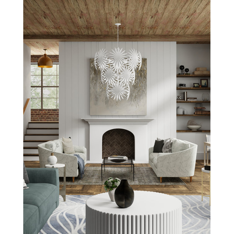 Antique Nickel and White Marble Round Accent Table