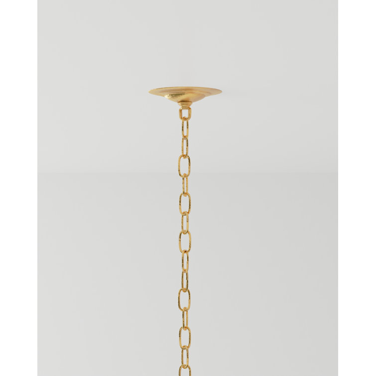 Agave Americana Dark Gold Leaf 22-Light Crystal Chandelier
