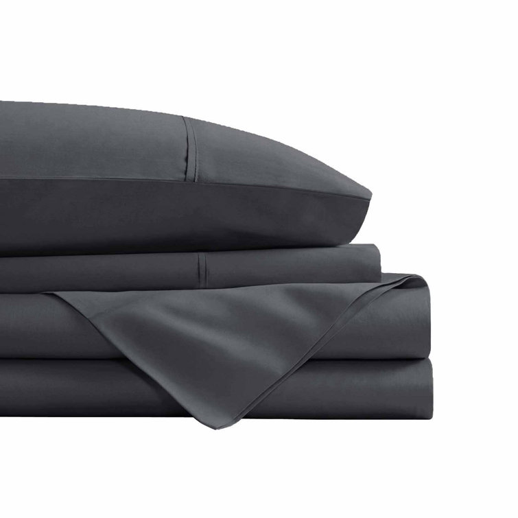 Gray Full Microfiber Smart Storage Pocket Sheet Set