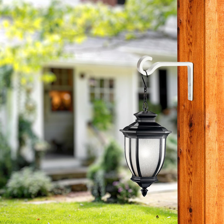 White Powder Coated Metal Wall Mount Plant Hooks