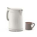 Truffle White 1-Liter Stainless Steel Electric Kettle