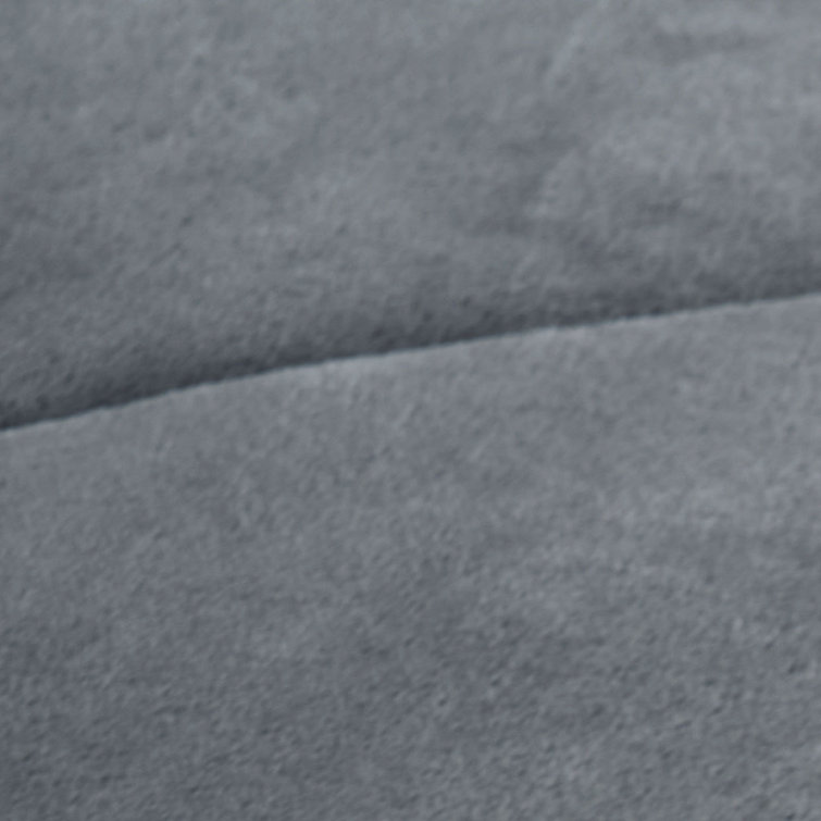 Full Pewter Reversible Microfiber Down Alternative Comforter Set