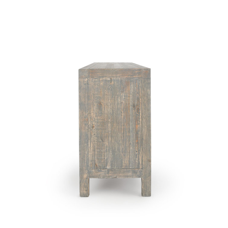 103.5'' Timeworn Gray Reclaimed Pine Wood Sideboard