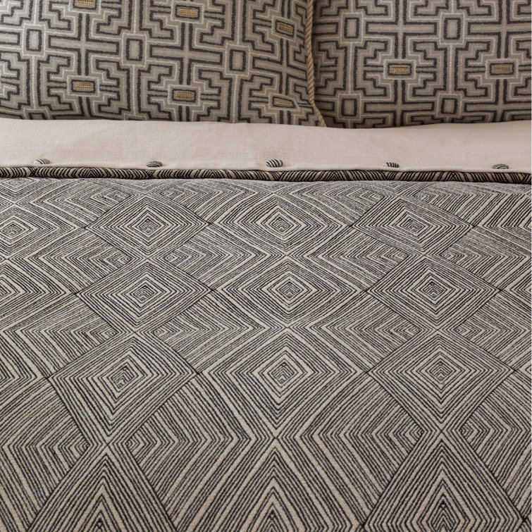 Naya Beige Cotton Blend Queen Duvet Cover Set