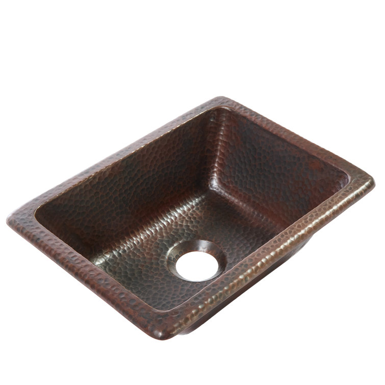 Hawking 12" Aged Copper Dual Flex Undermount Bathroom Sink