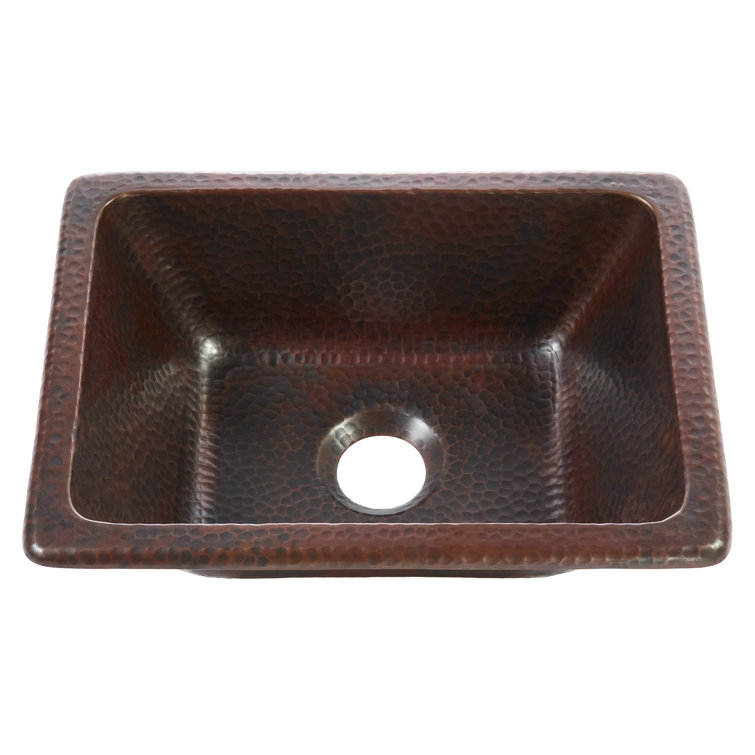 Hawking 12" Aged Copper Dual Flex Undermount Bathroom Sink