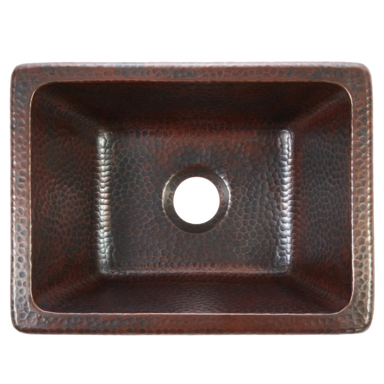 Hawking 12" Aged Copper Dual Flex Undermount Bathroom Sink