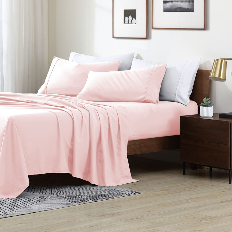 Rose Blush Twin XL Ultra Soft Microfiber Sheet Set