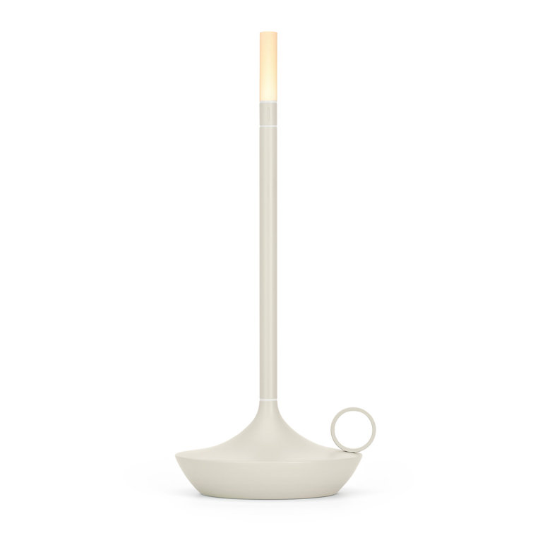 Mist Gray Cordless Rechargeable LED Table Lamp