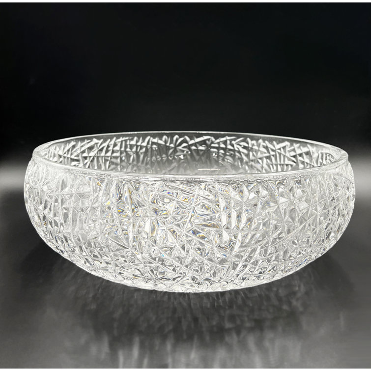 Moonshell 17" Clear Tempered Glass Circular Vessel Sink
