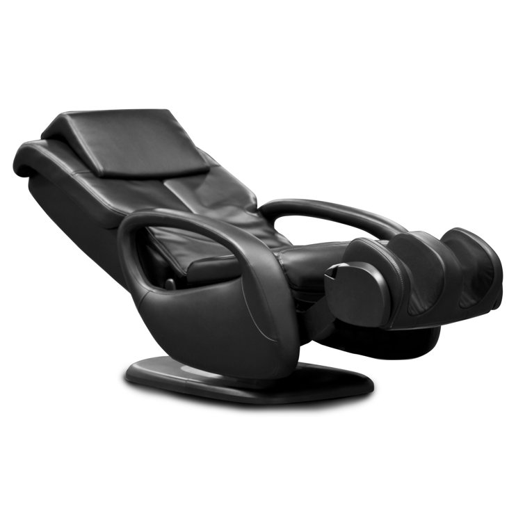 Black Faux Leather Swivel Massage Recliner Chair