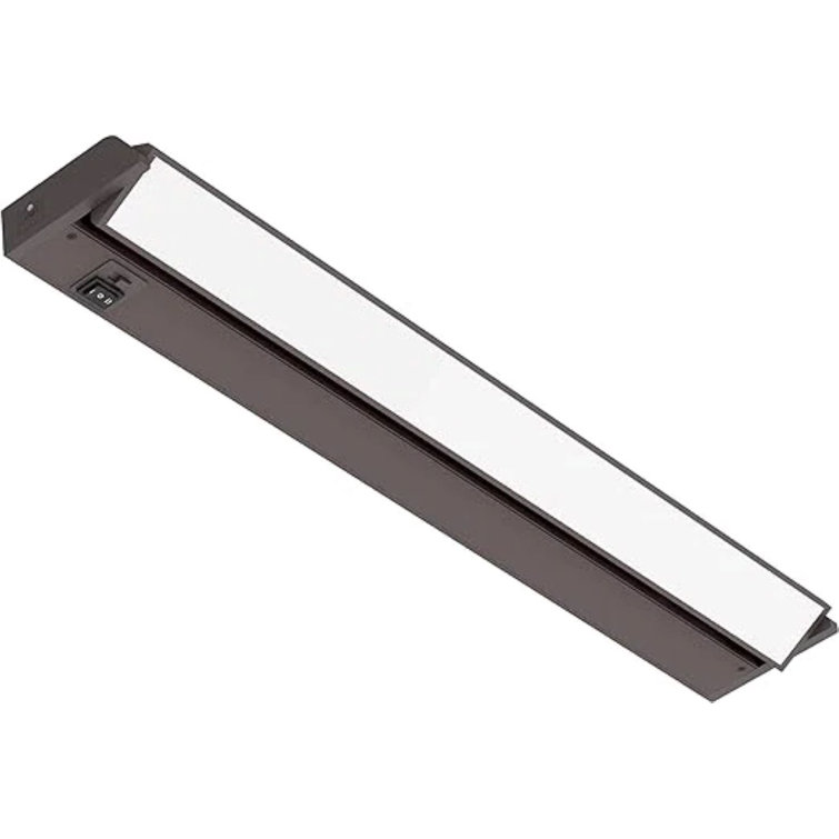 24-Inch Bronze Aluminum Swivel LED Under Cabinet Light