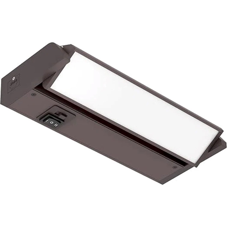 Bronze Swivel LED Under Cabinet Light with Glass Lens