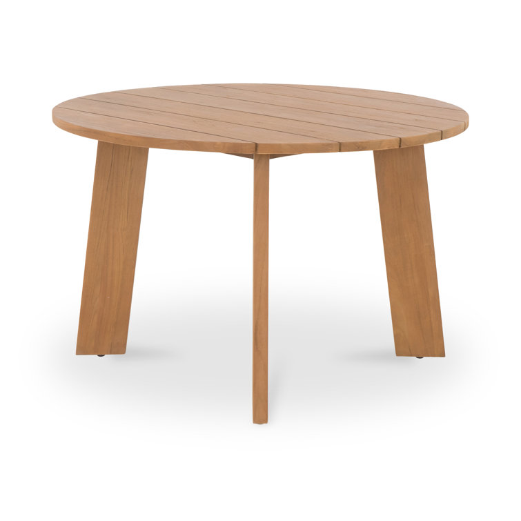 Pernelle 47" Round Teak Outdoor Dining Table