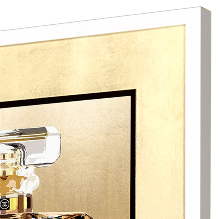 Wild Perfume Animal Print Gold Leaf Framed Art Set