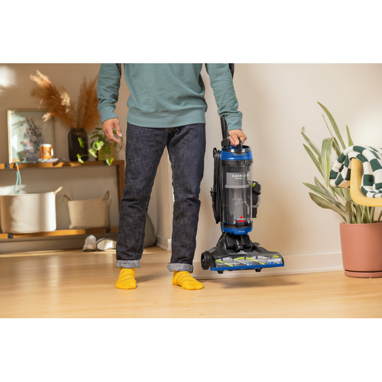 Black and Blue Bagless Upright Vacuum for Pet Hair