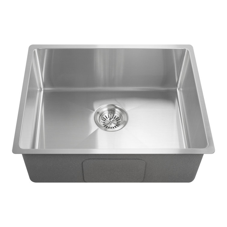 21.88" L x 17.19" W Stainless Steel Undermount Kitchen Sink