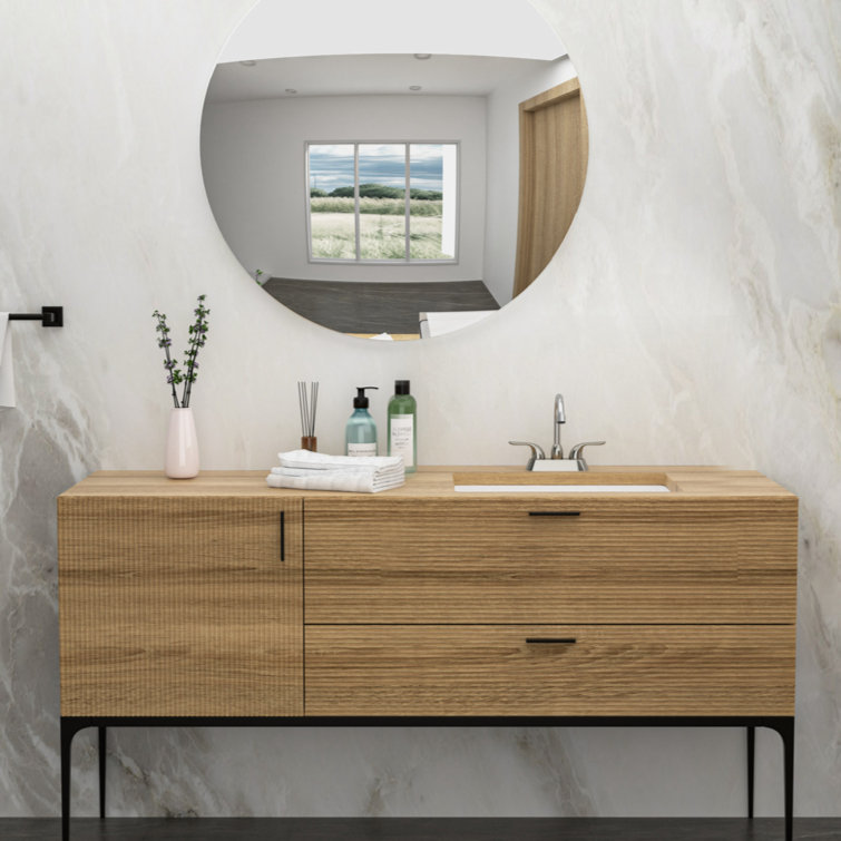 21.5'' x 15'' White Ceramic Rectangular Undermount Bathroom Sink
