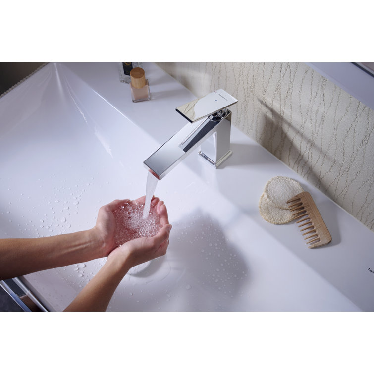 Tecturis E Chrome Single-Hole Bathroom Faucet with Pop-Up Drain