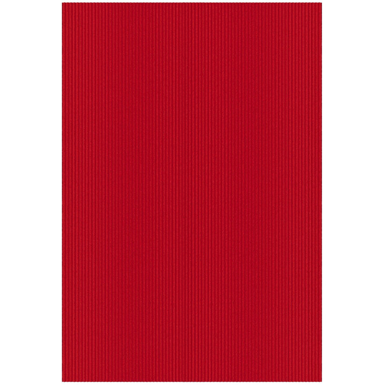 Gray Polyester Non-Slip Indoor/Outdoor Runner Rug 2' x 3'