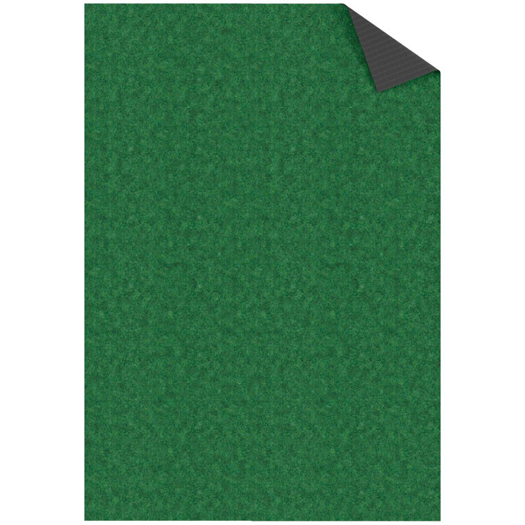 Gray Polyester Non-Slip Indoor/Outdoor Runner Rug 2' x 3'