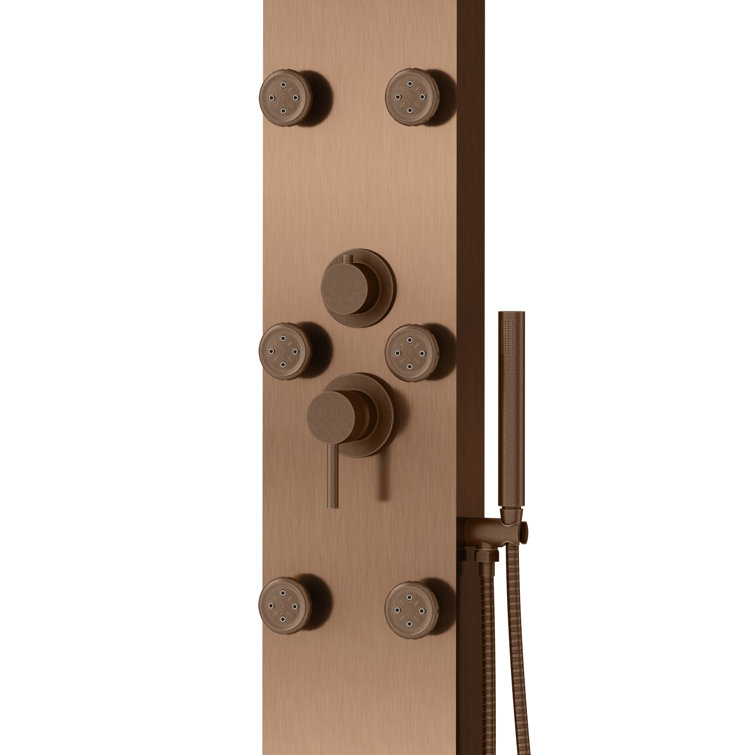 Monterey Oil-Rubbed Bronze Stainless Steel ShowerSpa Panel