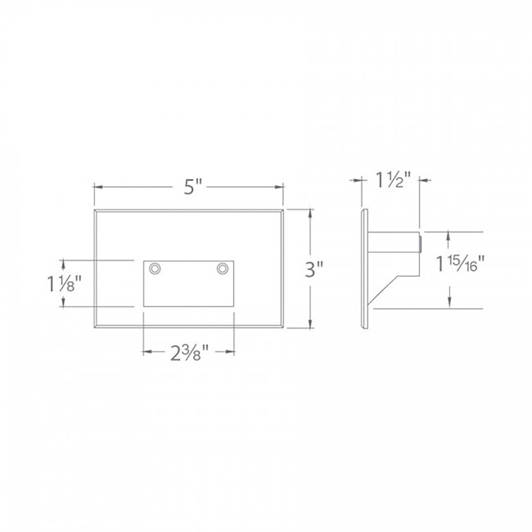 Bronzed Brass 5" Dimmable LED Step and Wall Light