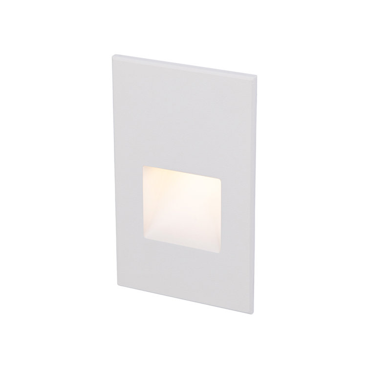 White Dimmable Steel LED Step and Wall Light