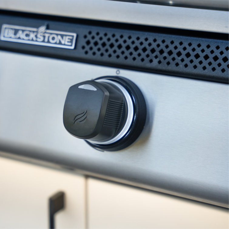 Blackstone 36-Inch Stainless Steel Built-In Propane Griddle with Hood