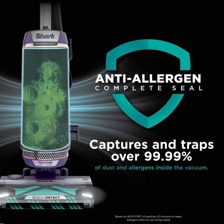 Shark Purple Bagless Upright Vacuum with HEPA Filter