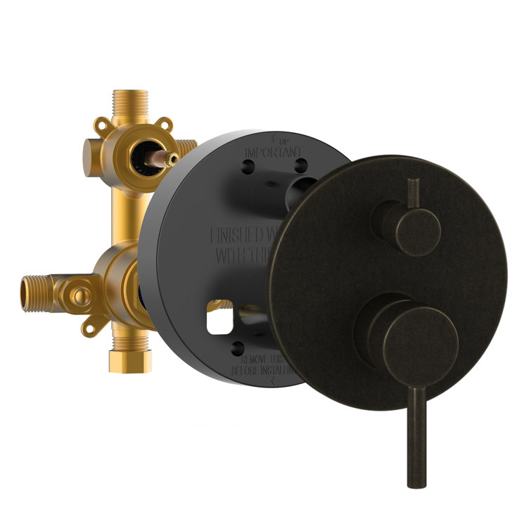 Oil-Rubbed Bronze Adjustable Multi-Head Shower System
