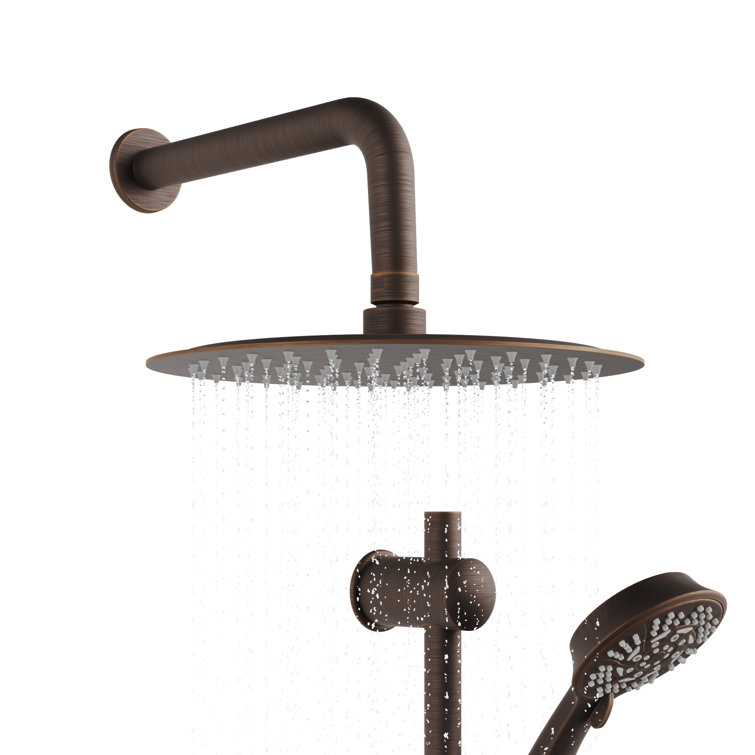 Oil-Rubbed Bronze Adjustable Multi-Head Shower System