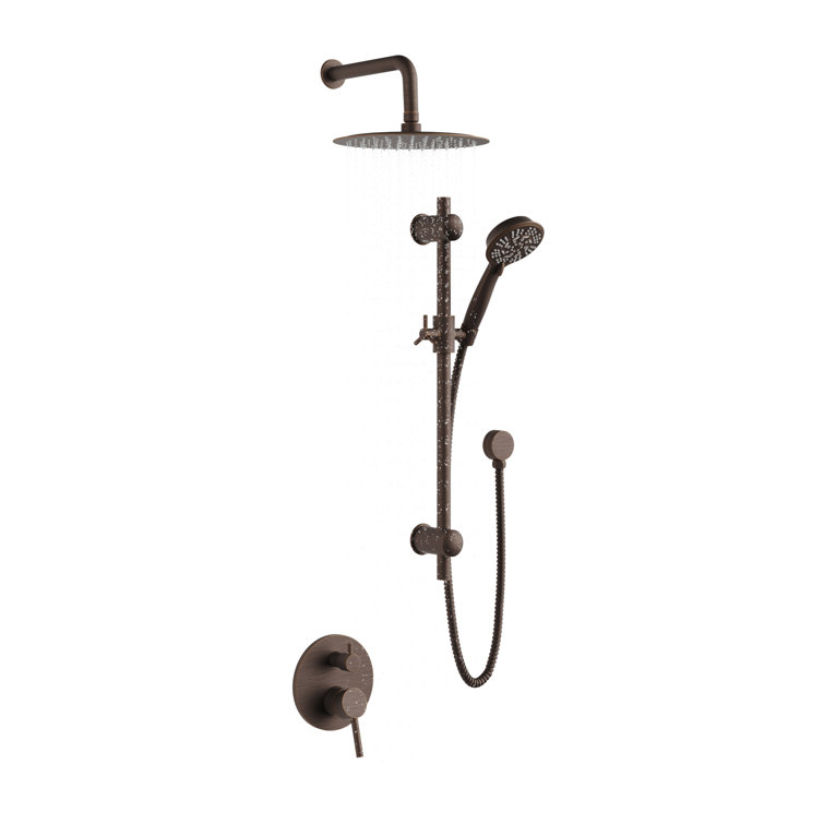Oil-Rubbed Bronze Adjustable Multi-Head Shower System